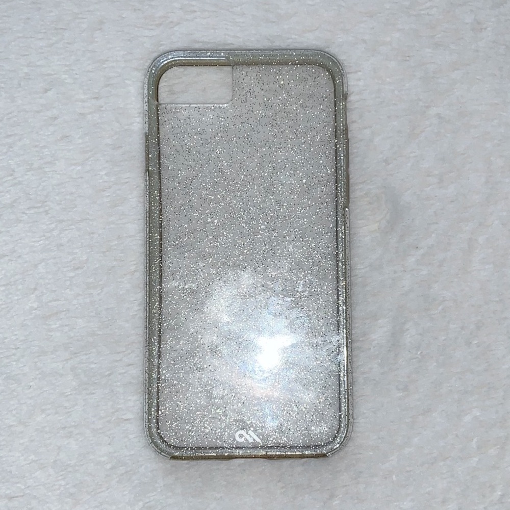 iPhone 6/6s/7 Clear Glitter Case
